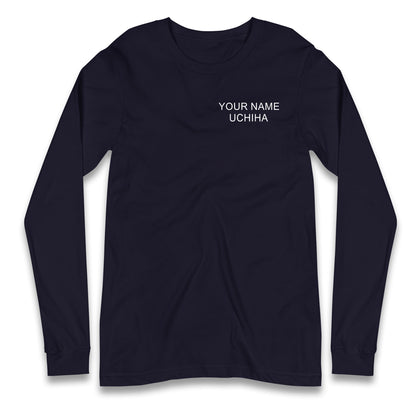 Uchiha Clan Logo Long Sleeve T Shirt