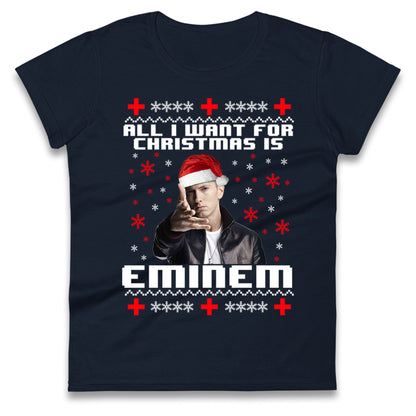 eminem christmas womens top