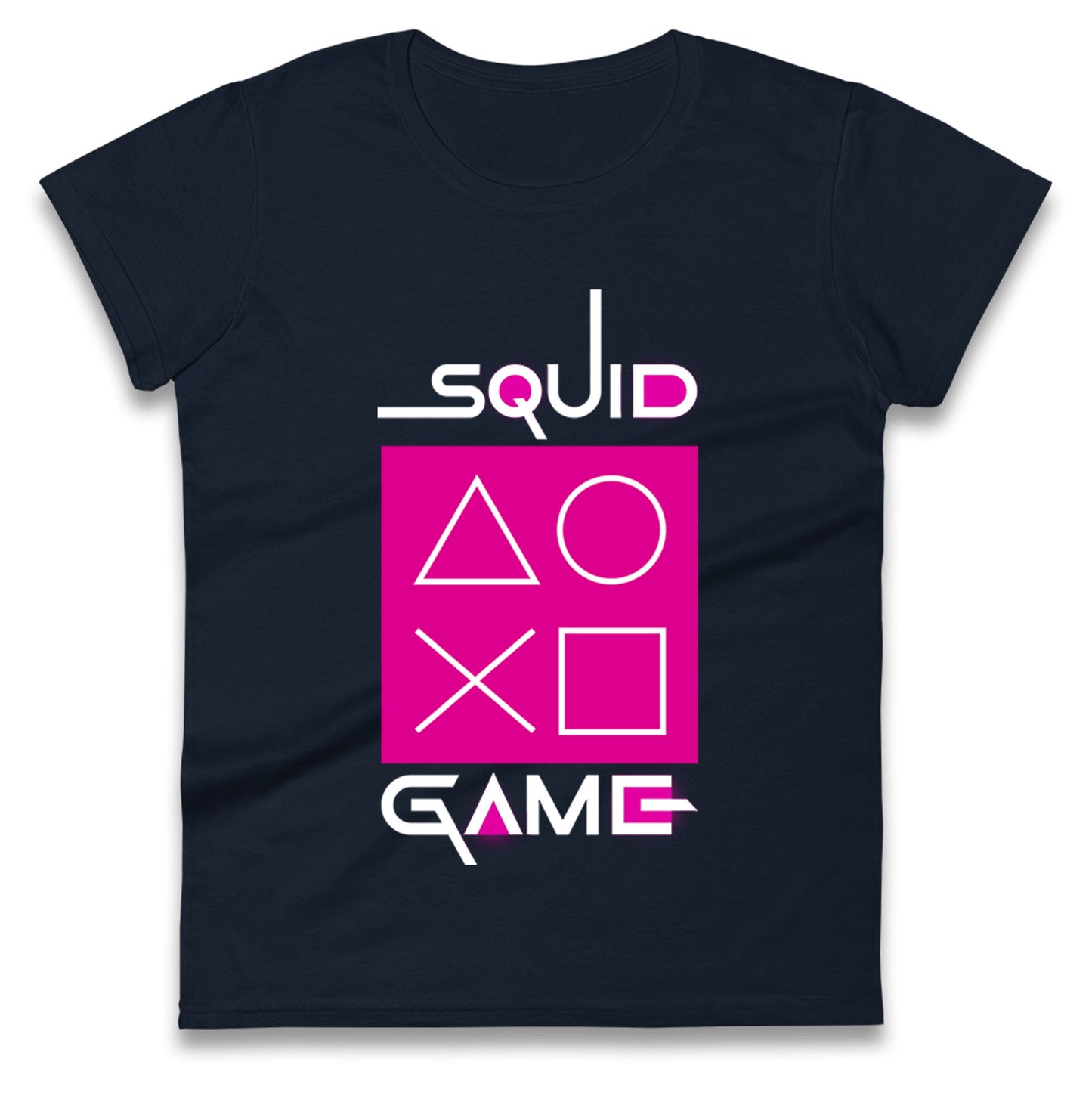 Squid Game Shapes Womens T Shirt