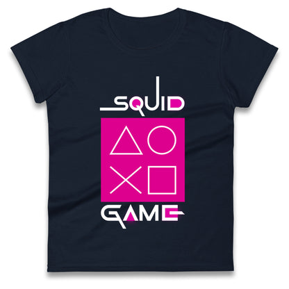 Squid Game Shapes Womens T Shirt