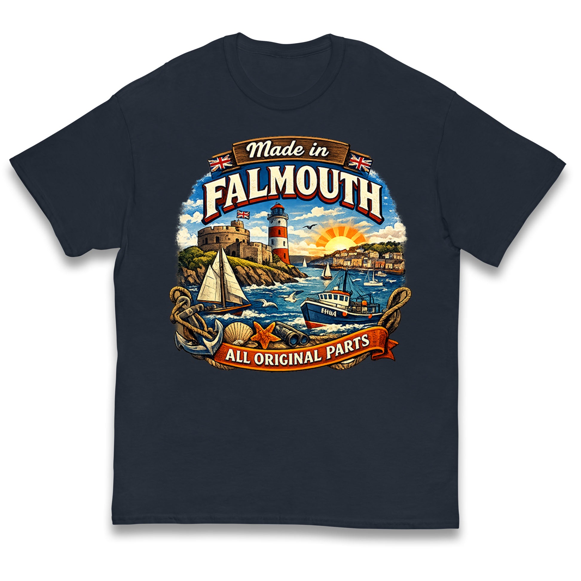 Made In Falmouth All Original Parts Kids T Shirt