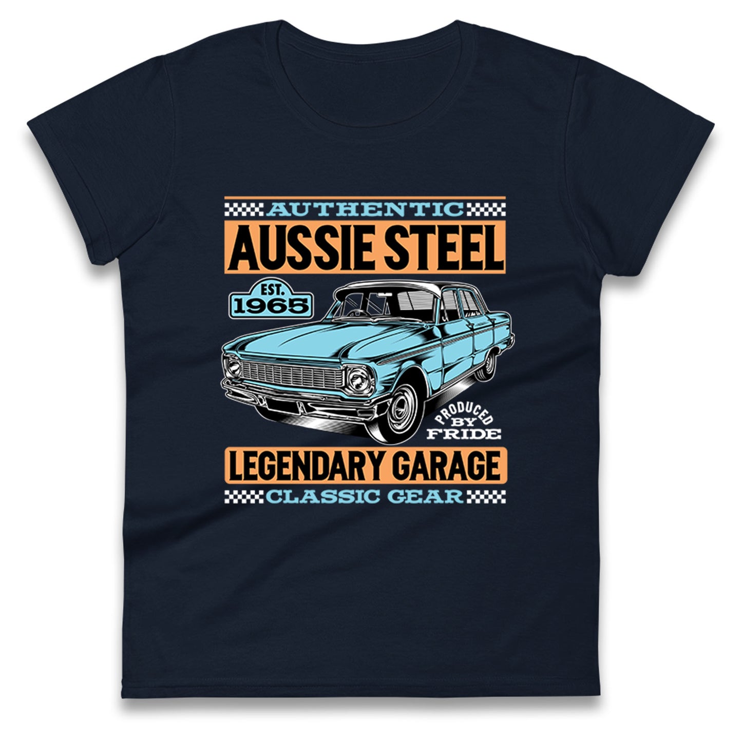 Authentic Aussie Steel Ladies T Shirt