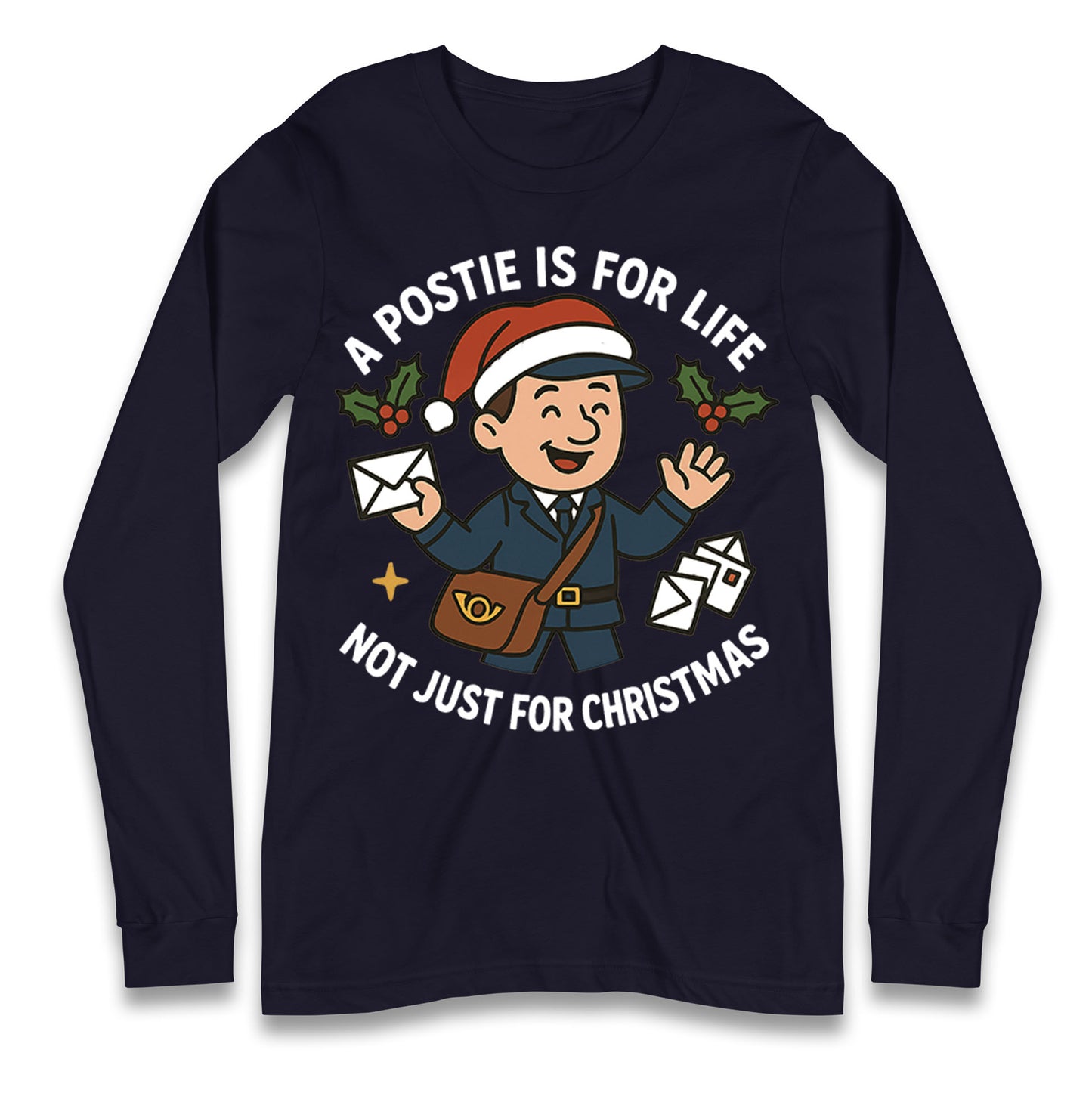 Postie Christmas Longsleeve T Shirt