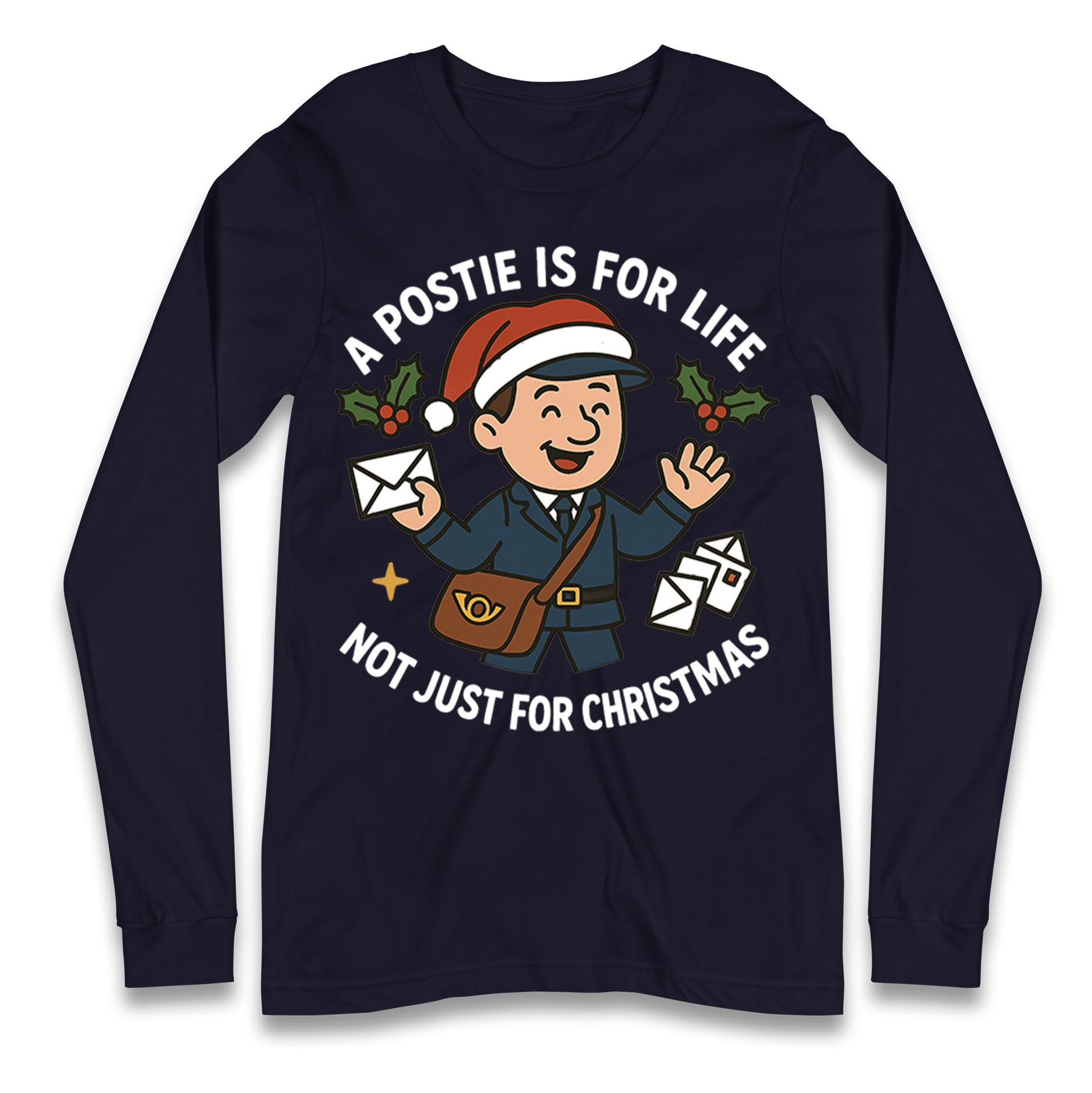 Postie Christmas Longsleeve T Shirt