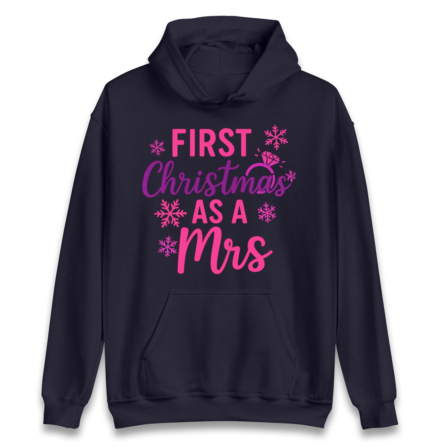 First Christmas As A Mrs Hoodie