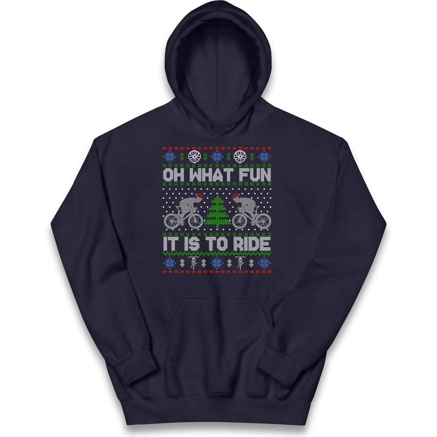 BMX Christmas Kids Hoodie