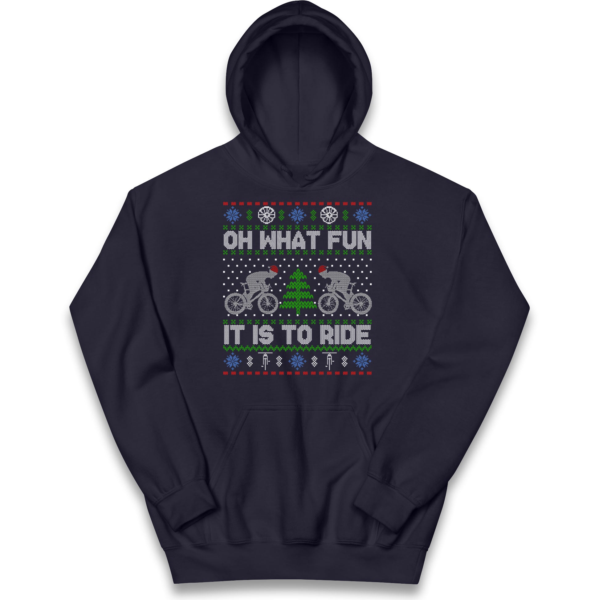 BMX Christmas Kids Hoodie