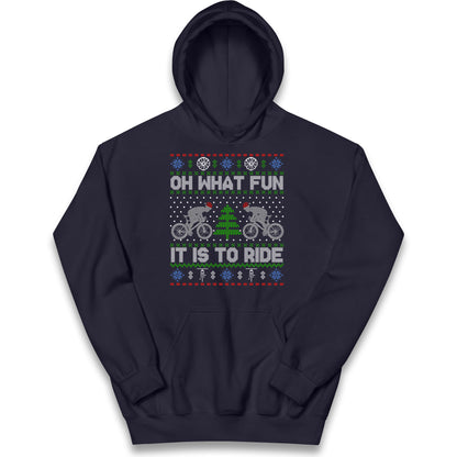 BMX Christmas Kids Hoodie