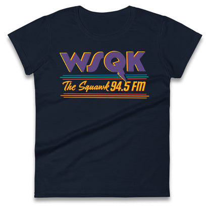 WSQK The Squawk Stranger Things Ladies T Shirt 