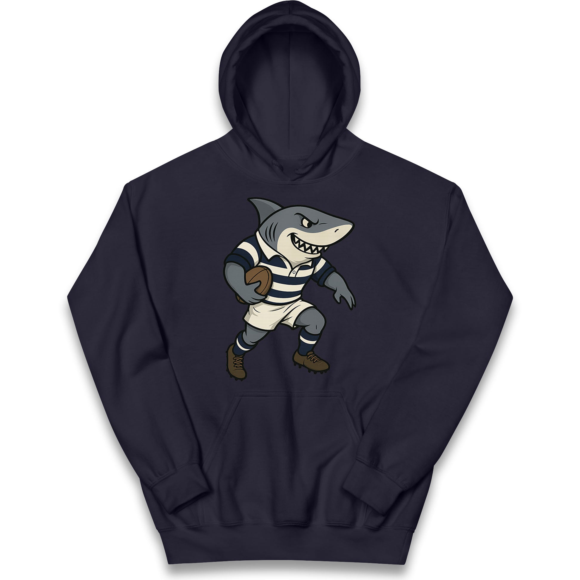 Retro Sale Sharks Rugby Union Kids Hoodie 