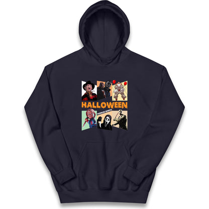 Horror Characters Halloween Horror Nights Kids Hoodie