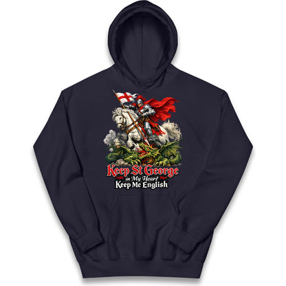 St Georges Day Kids Hoodie