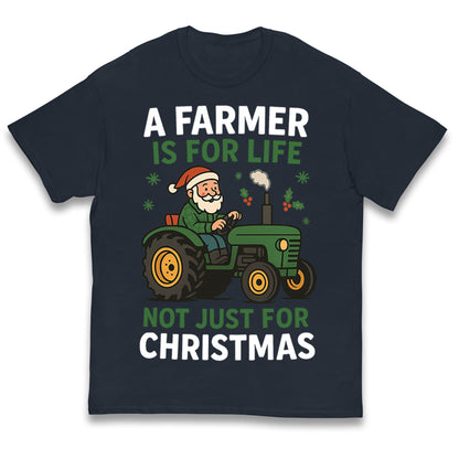 Farmer Christmas Kids T Shirt