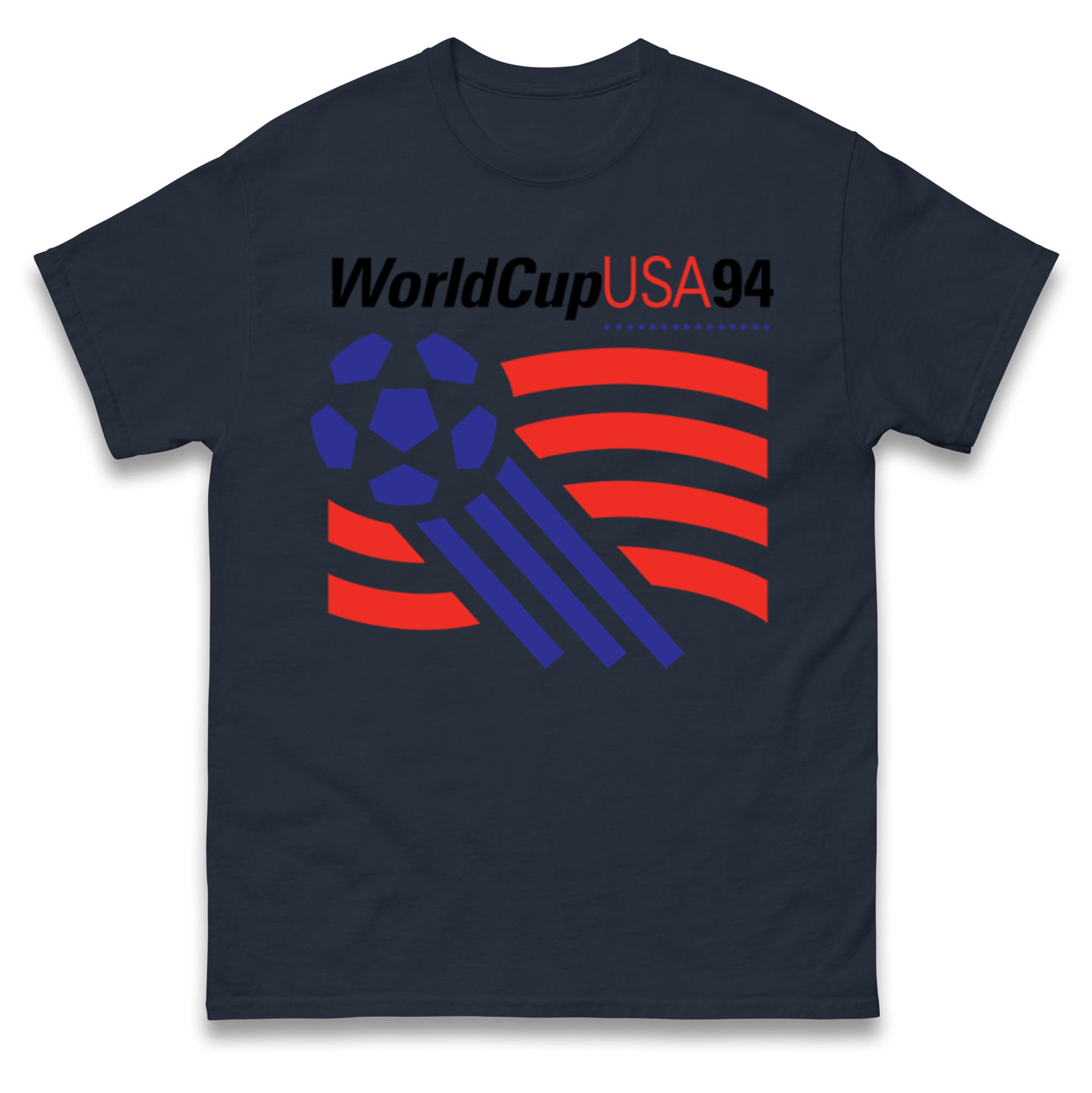 World Cup USA 94 Soccer Ball with Flag Shirt 