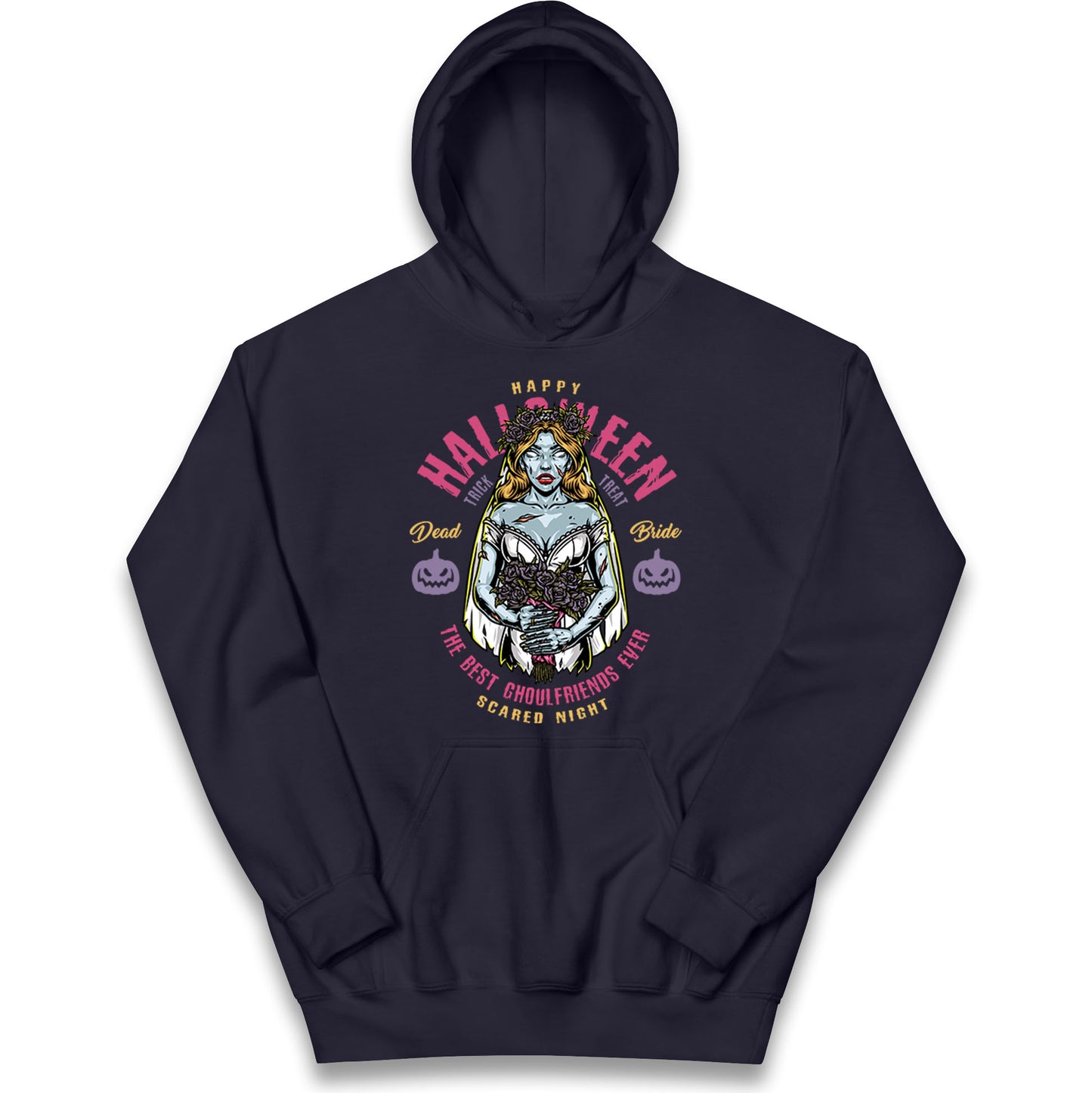 Halloween Ghoulfriends Kids Hoodie
