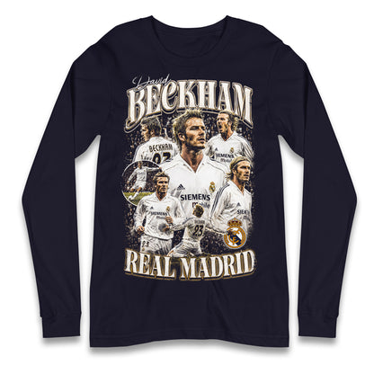 David Beckham Bootleg Longsleeve T Shirt