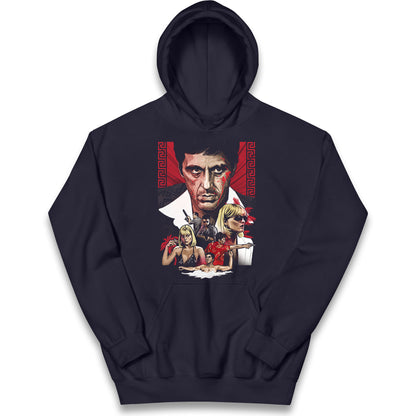 Tony Montana Scarface Kids Hoodie