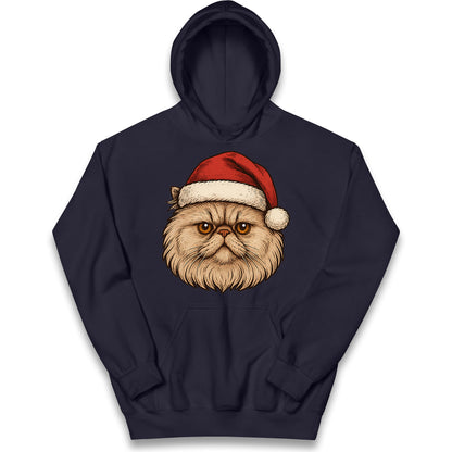 Persian Cat Christmas Kids Hoodie