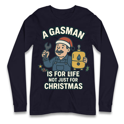 Gasman Christmas Longsleeve T Shirt