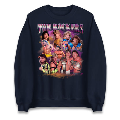 Retro The Rockers Bootleg Wrestling Unisex Sweatshirt