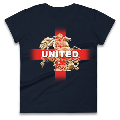United St George & The Dragon Womens Tee Top