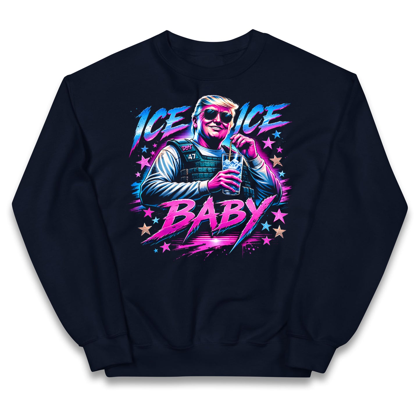 Donald Trump Ice Ice Baby Kids Jumper