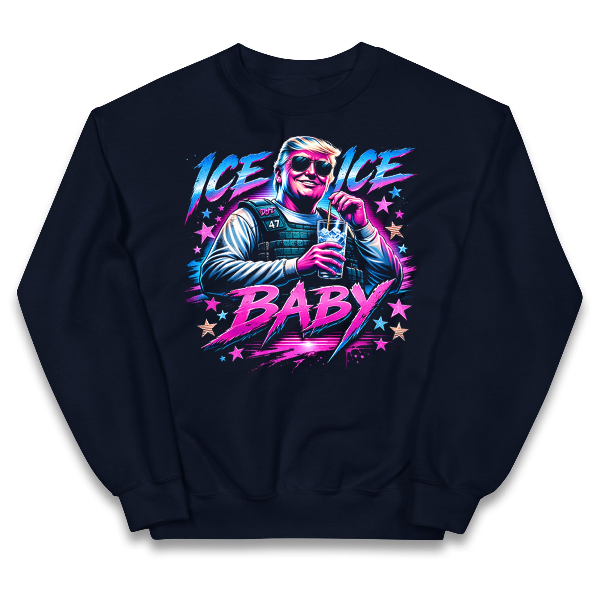 Donald Trump Ice Ice Baby Kids Jumper