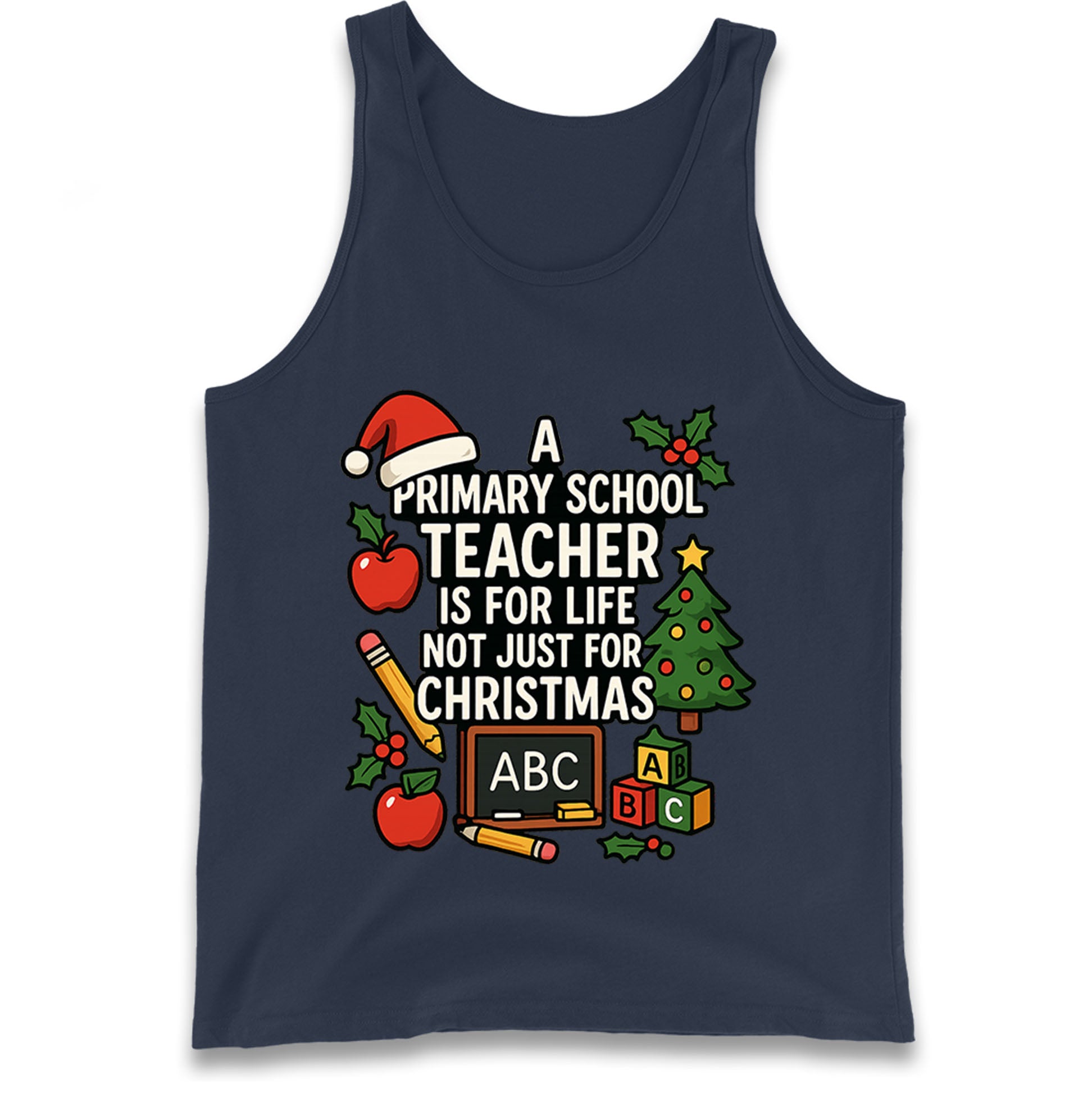 Primary School Teacher Christmas Tank Top