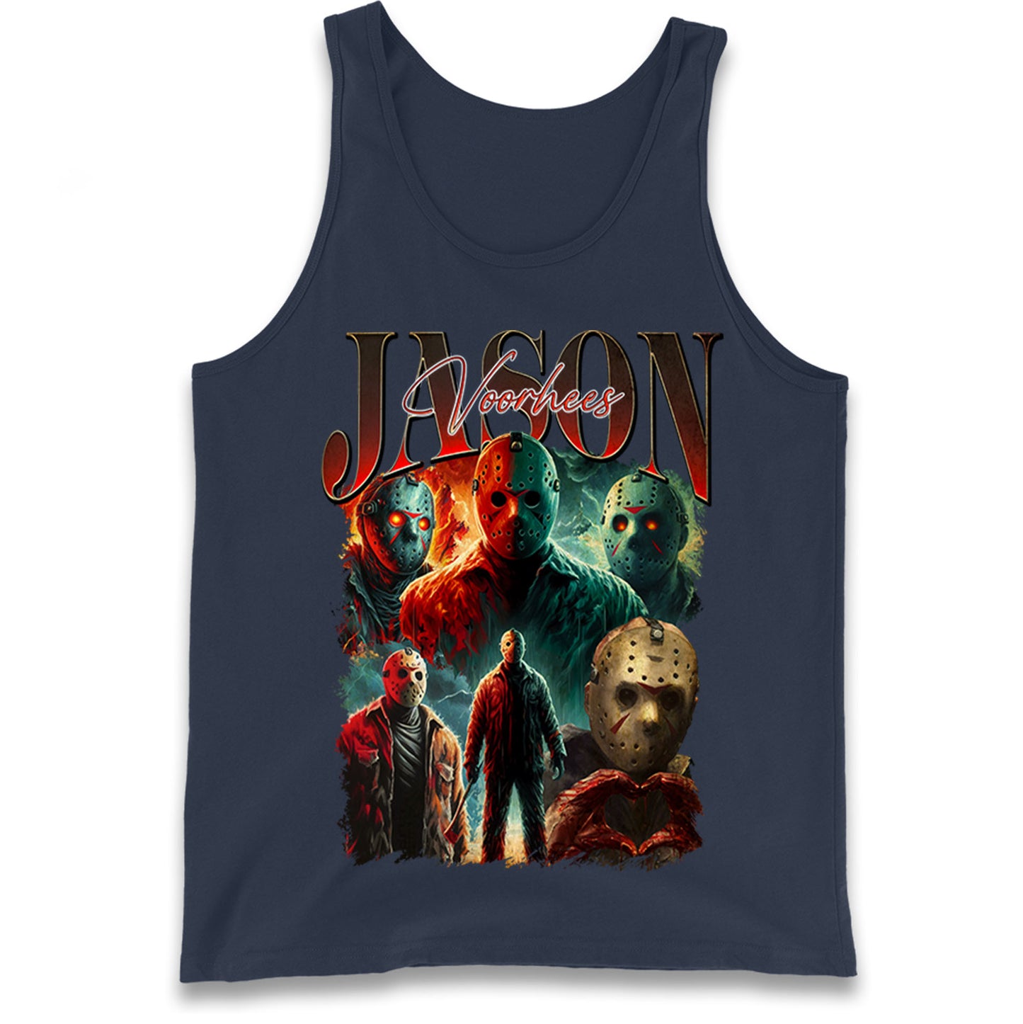 Jason voorhees Bootleg Halloween Tank Top