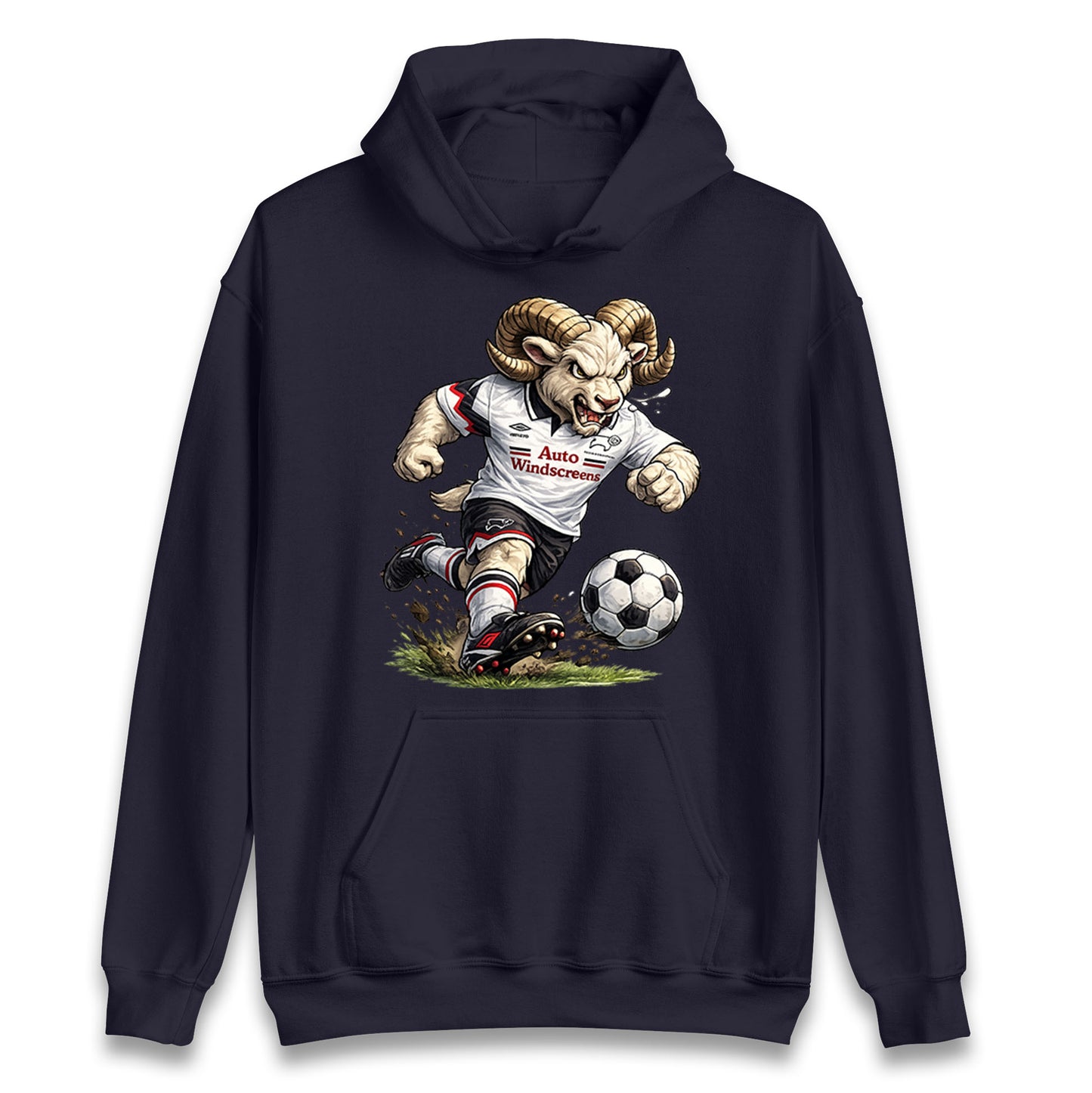 Old School Derby County Hoodie
