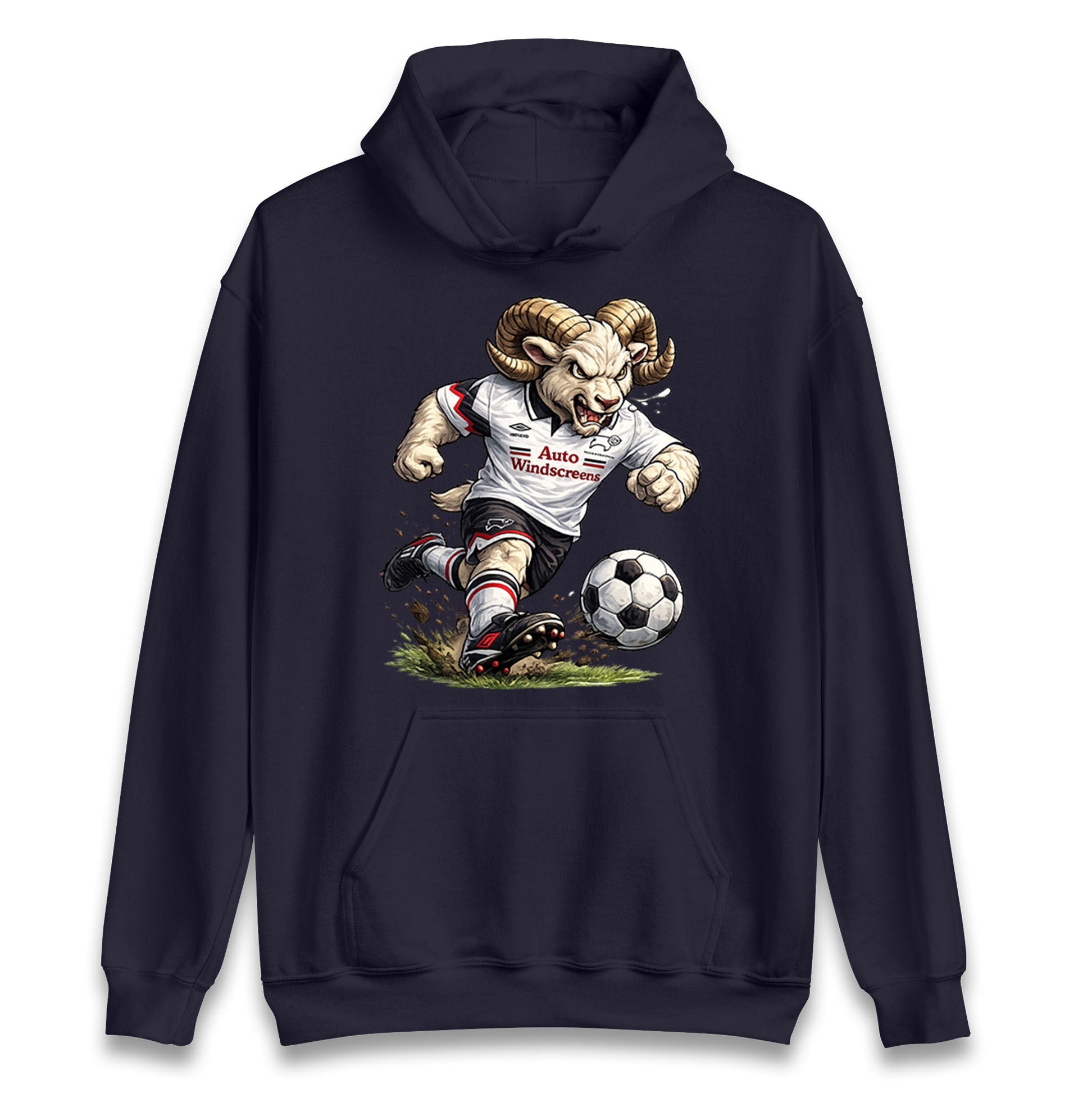 Old School Derby County Hoodie