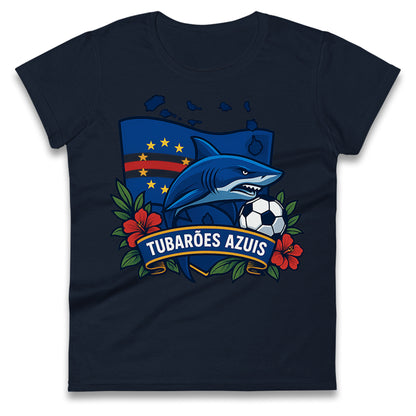 Cape Verde Football Ladies T Shirt