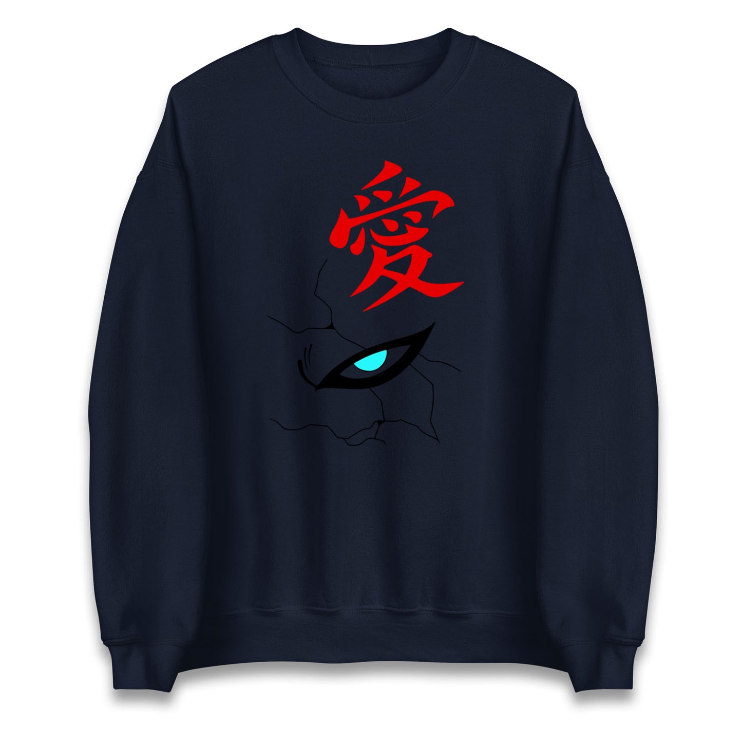 naruto shippuden gaara naruto face sweatshirt