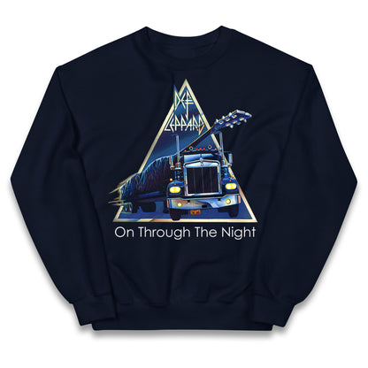 Leppard On Through The Night Kids Jumper