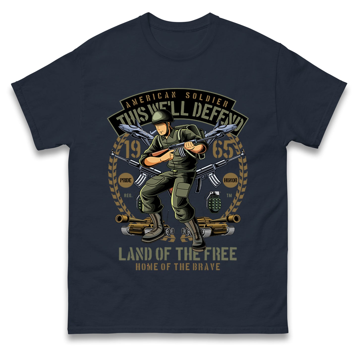 American Soldier T Shirt