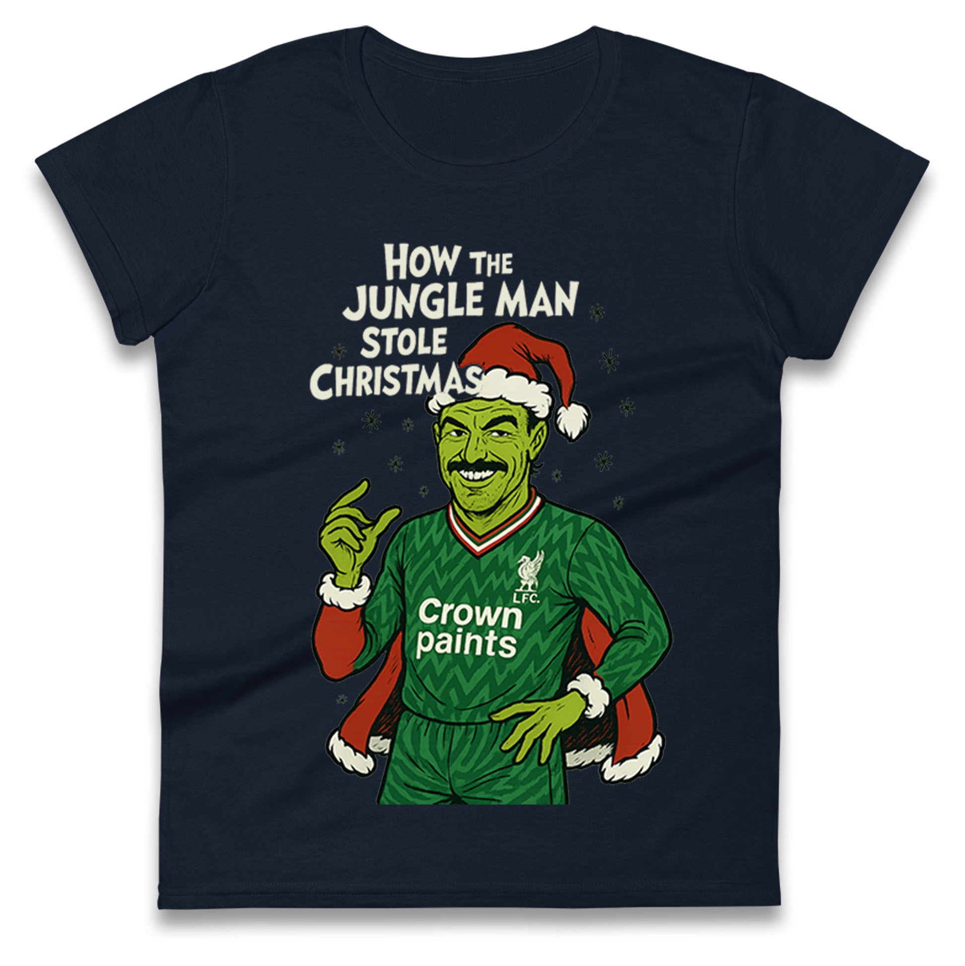 Liverpool Xmas Ladies T Shirt 