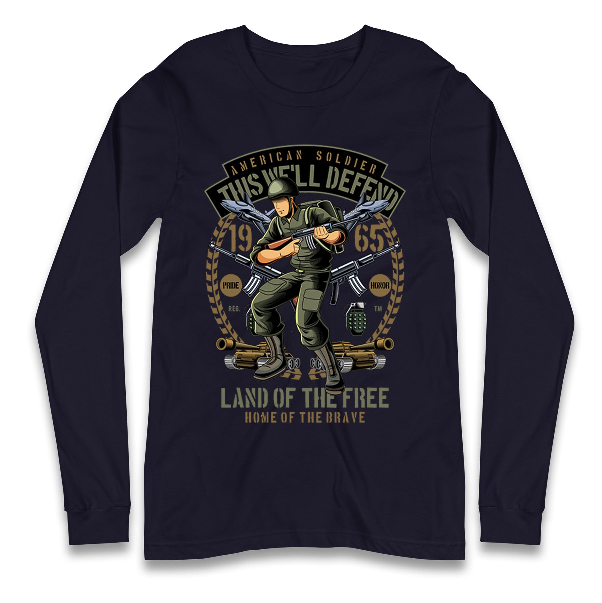 American Soldier Longsleeve T Shirt