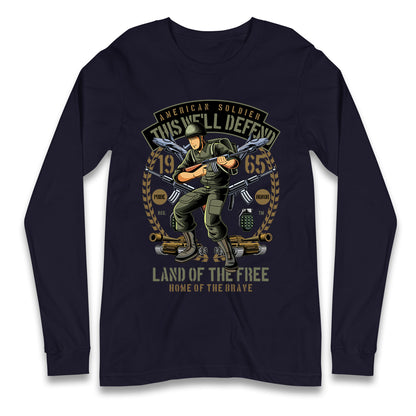 American Soldier Longsleeve T Shirt