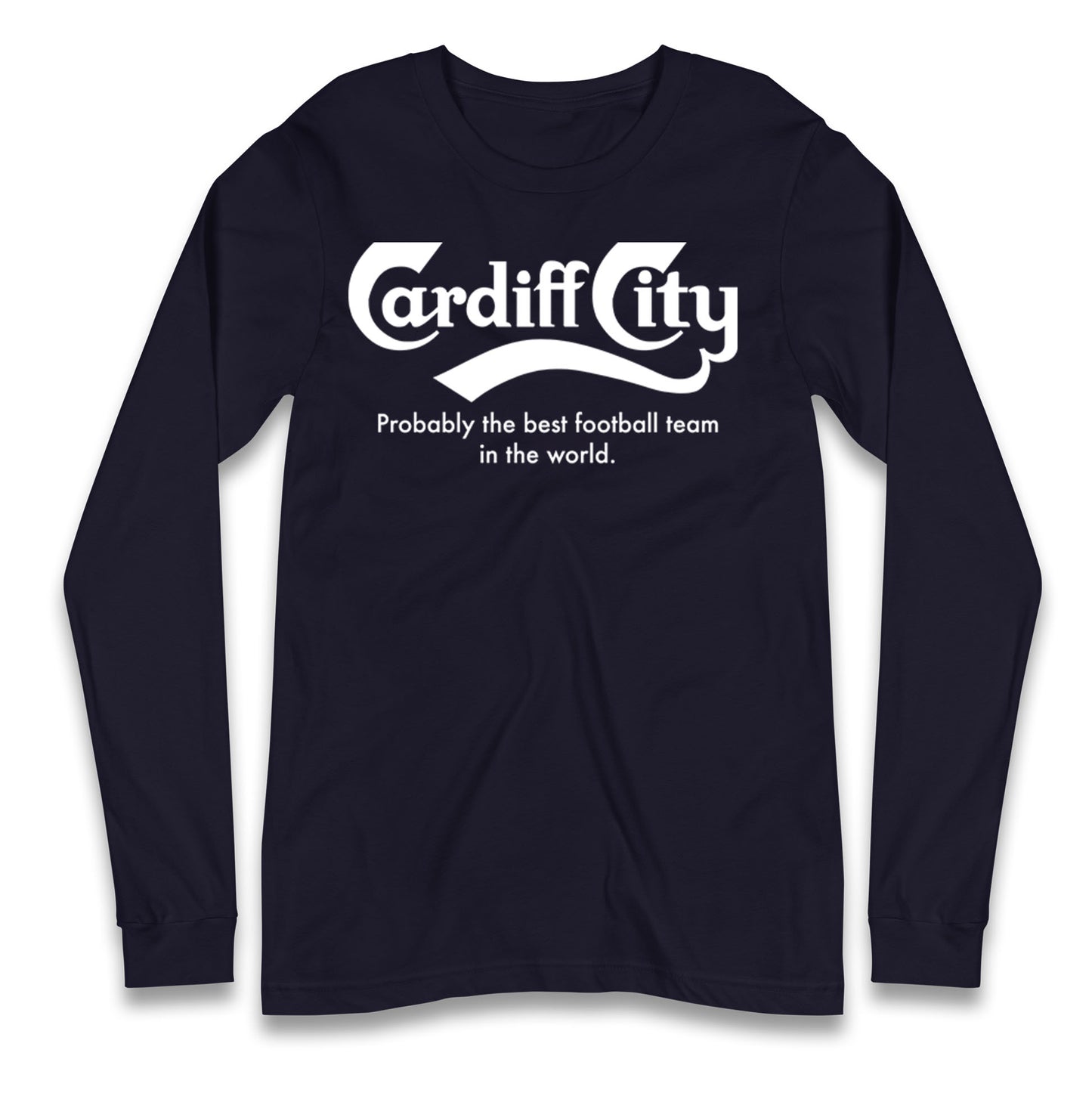 Cardiff City FC Football Longsleeve T Shirt