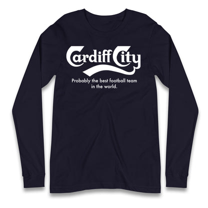 Cardiff City FC Football Longsleeve T Shirt