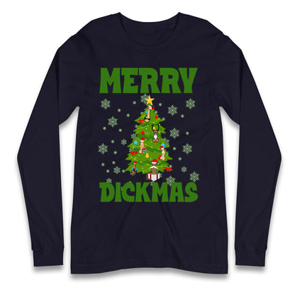 Merry Dickmas Funny Christmas T Shirt