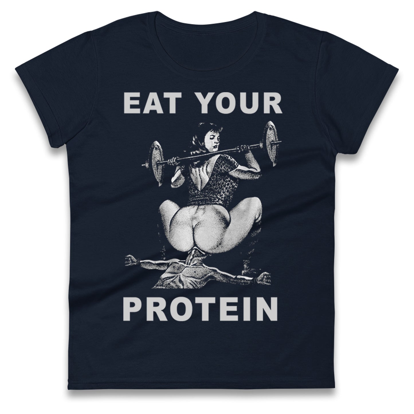 Breakfast Of Champions Eat Your Protein SarcasticLadies T Shirt