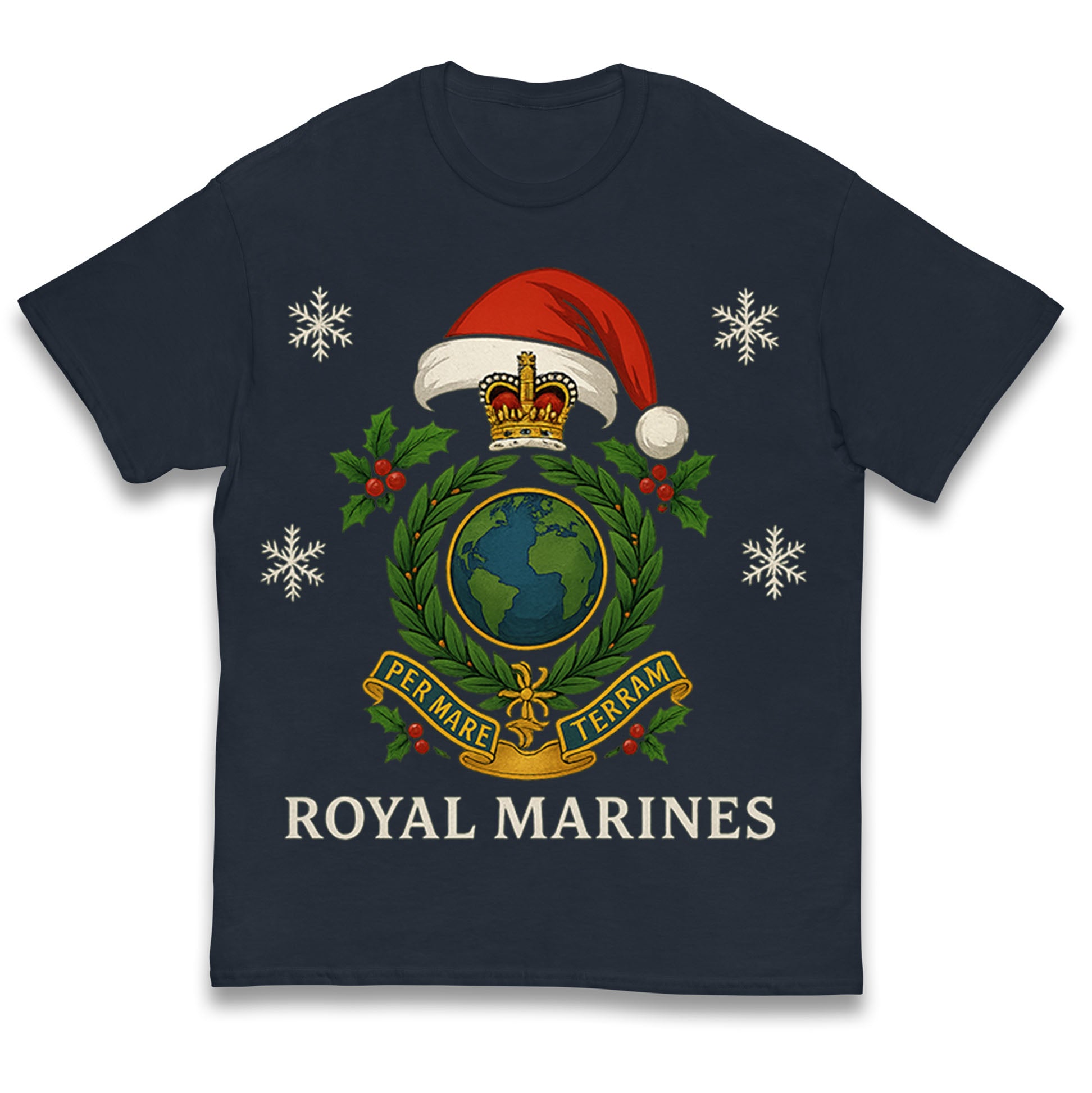 Royal Marines Christmas Kids T Shirt