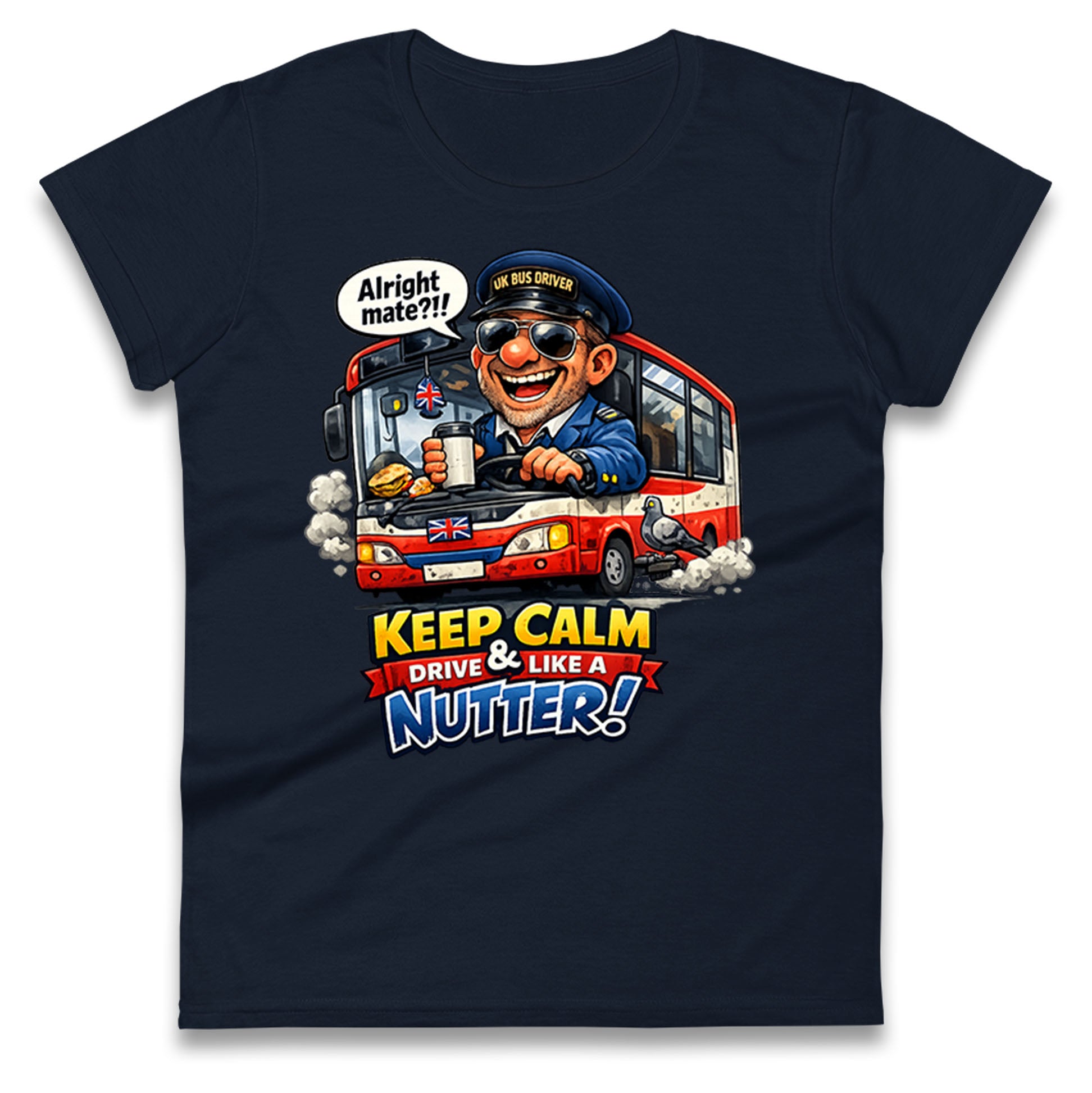 Bus Driver Job Ladies T Shirt
