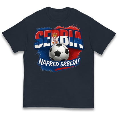 Serbia Retro World Cup Kids T Shirt