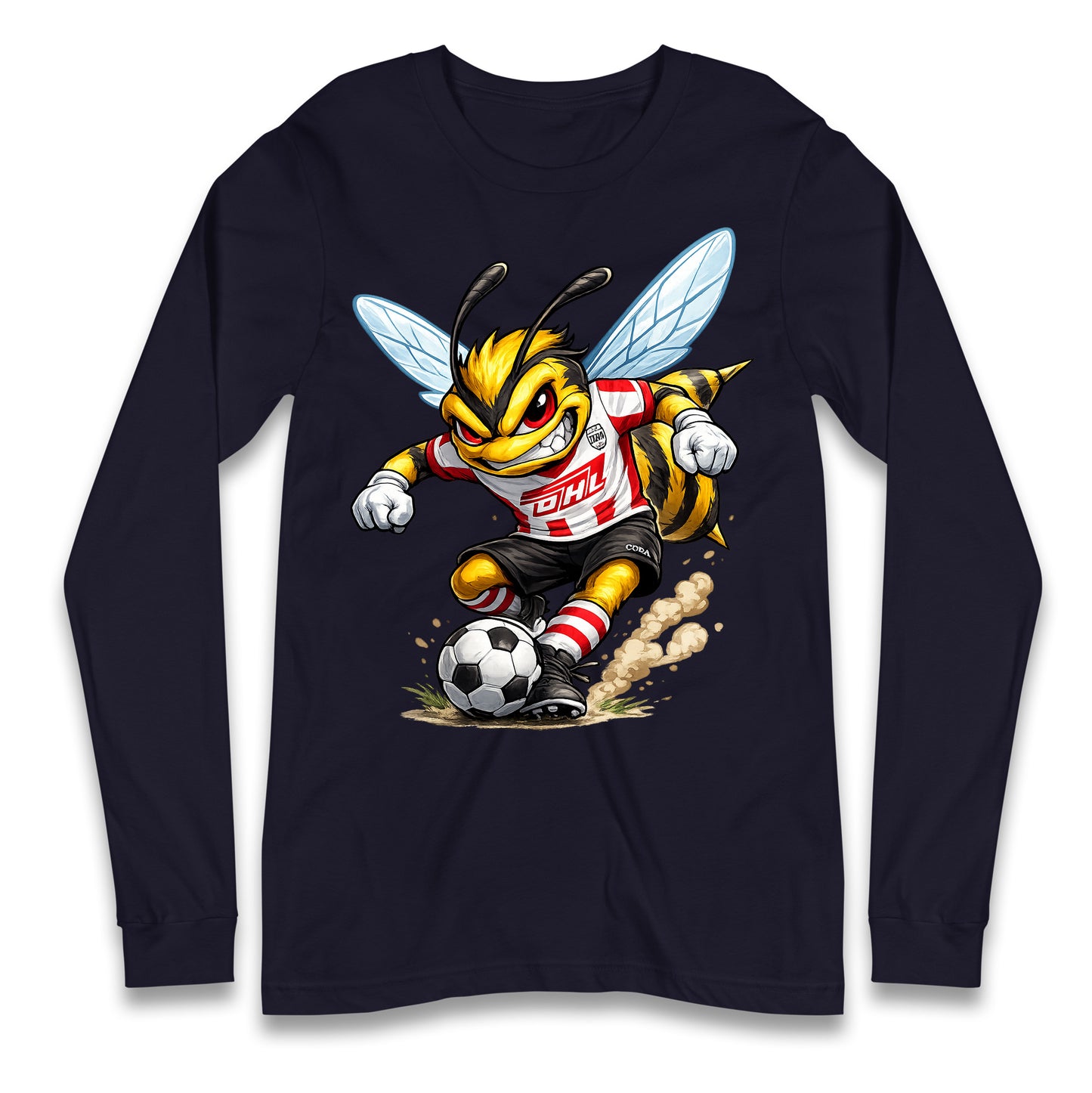 Retro Brentford FC Longsleeve T Shirt