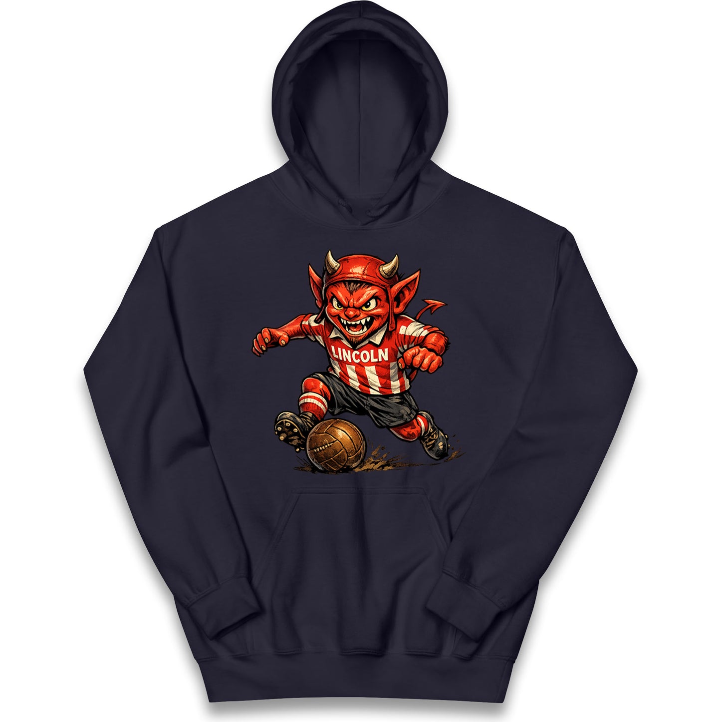 Vintage Lincoln City Kids Hoodie