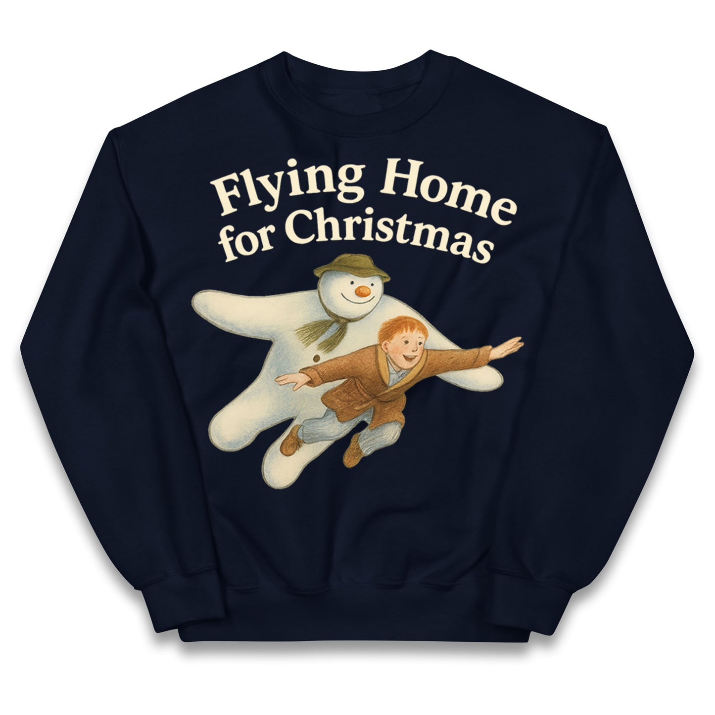 The Snowman Movie Christmas Kids Jumper