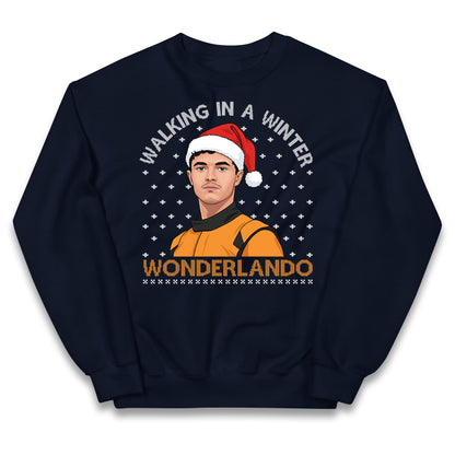Lando Norris Christmas Kids Jumper