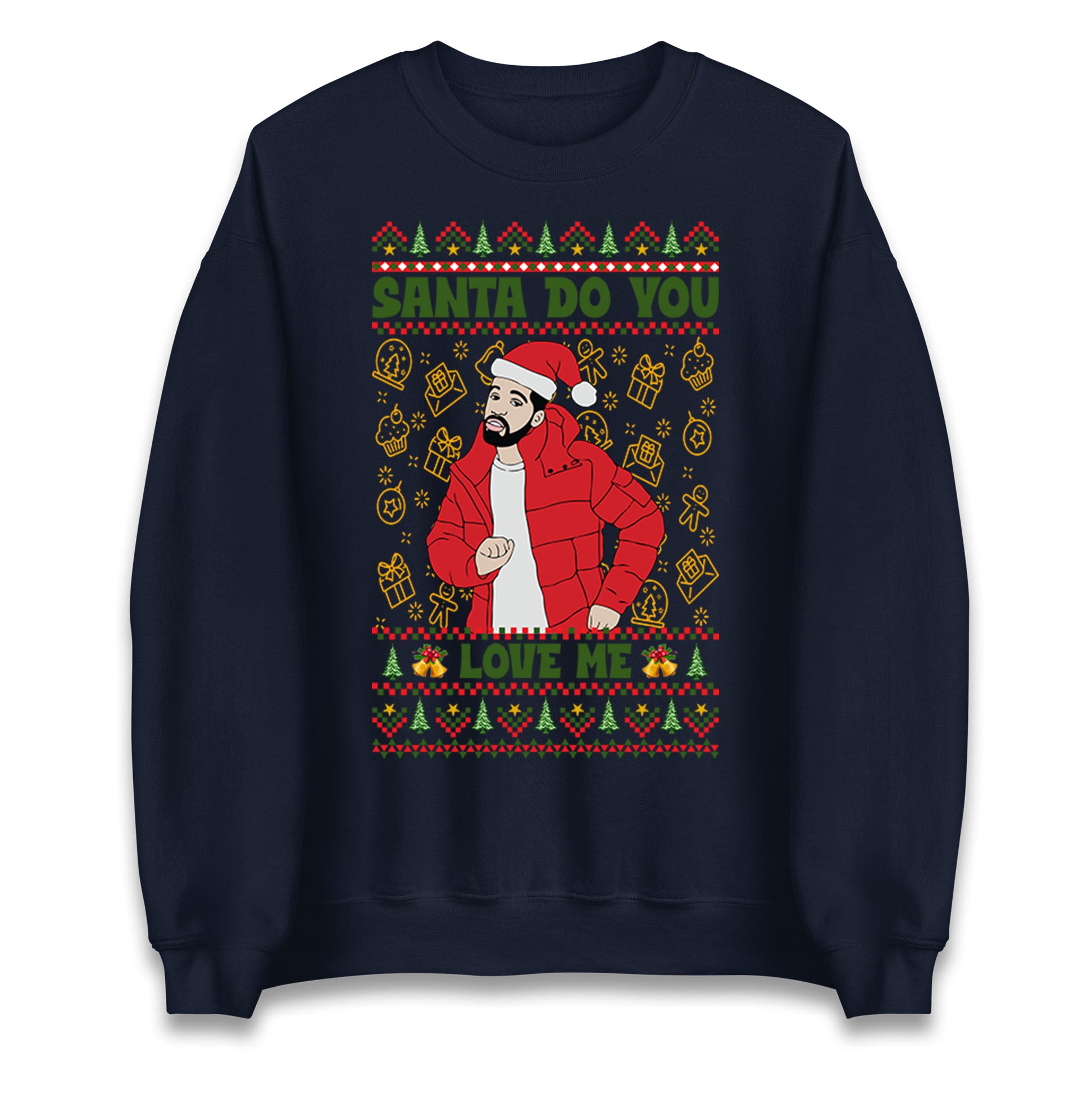 drake christmas sweatshirt
